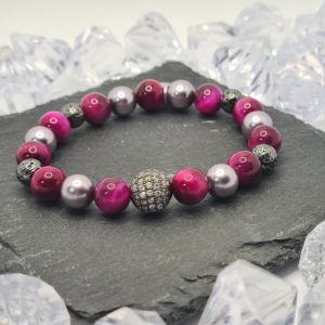 Tigrisszem - Swarovski Vibe karkötő